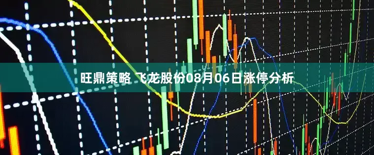 旺鼎策略 飞龙股份08月06日涨停分析